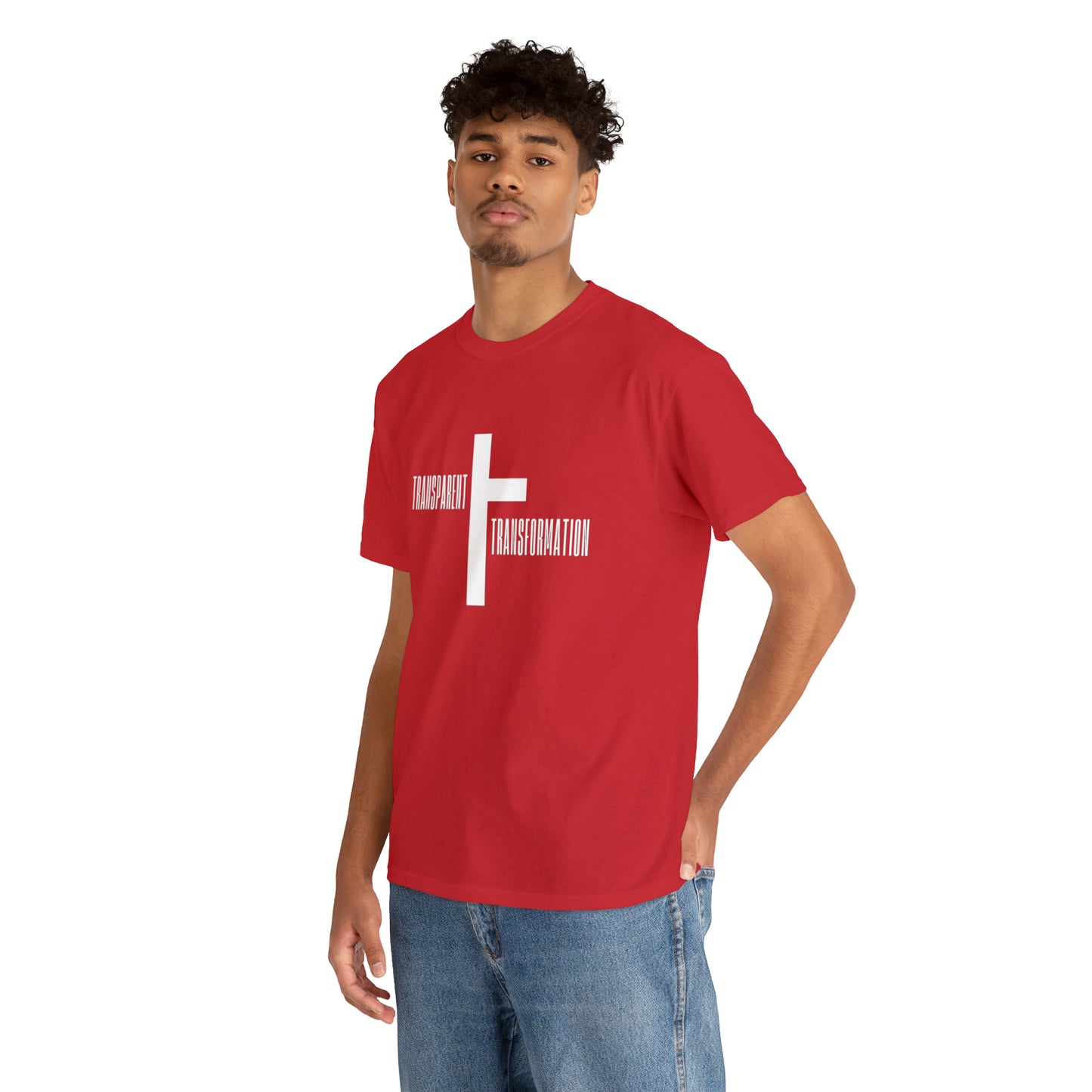 Transparent Transformation Unisex Heavy Cotton Tee